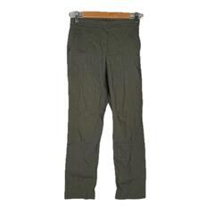 theory セオリー パンツ 麻 カーキ レディース 0【古着...