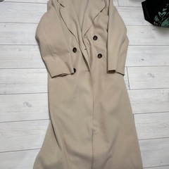 GRL ダブルフェイクガウンコート Sサイズの画像