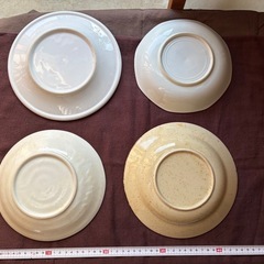 『取引中』陶器　中皿　八角皿　プレート4枚まとめの画像