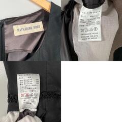 KATHARINE ROSS キャサリンロス ワンピース ポリエステル ブラック レディース【古着】【中古】の画像