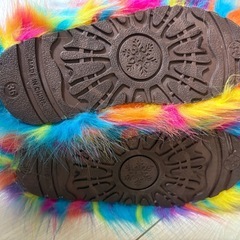 新品ブーツ　レインボー　36の画像