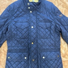 ナパピリNAPAPIJRIダウンジャケット メンズコート cort アウター 冬服 ブルゾン ジャンバー ジャンパー 紳士服blue ブルー 青 表記サイズLメンズmen’s男性用の画像