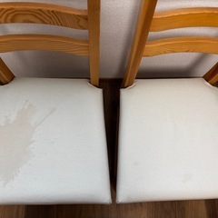 ダイニングチェア 2脚の画像