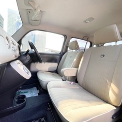 安心の総額表示！車検満たん★ダイハツミラココア+X禁煙車ルーフレール白ホイールキャップの画像