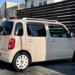 安心の総額表示！車検満たん★ダイハツミラココア+X禁煙車ルーフレール白ホイールキャップの画像