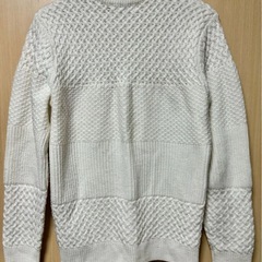 NAVAL セーター　メンズ　Mサイズ　ホワイトの画像