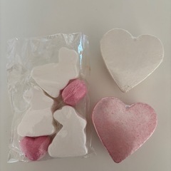 入浴剤セット ハート型 ウサギ型 6個入り
の画像