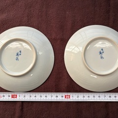 有田焼　青色小皿　2枚まとめの画像