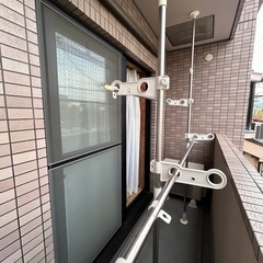 アイリスオーヤマ　外用物干し受け　　　　の画像