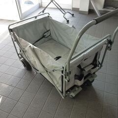 中古品　キャリーワゴン 大容量200L 耐荷重150kg 大型タイヤ 折りたたみ アウトドア カート ワゴンの画像