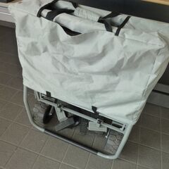 中古品　キャリーワゴン 大容量200L 耐荷重150kg 大型タイヤ 折りたたみ アウトドア カート ワゴンの画像