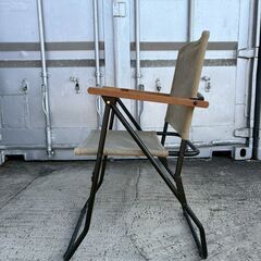 キャンバス折りたたみチェアの画像