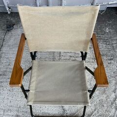 キャンバス折りたたみチェアの画像