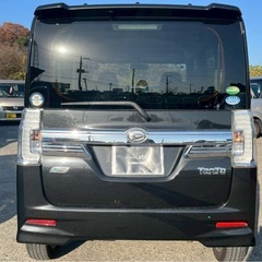 【支払総額26.8万円】h26年式タントカスタム車検令和9年12月機関良好 内外装良好 ８インチナビ 両側パワスラ！修復歴無しの画像