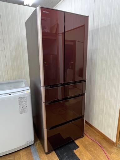 #53 売れ筋6ドア!! HITACHI 2016年 475L R-XG4800G(XT) フレンチドア