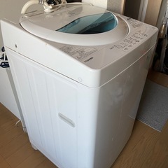 TOSHIBA 5kg AW-5G5-W 全自動洗濯機 グランホワイト [洗濯5.0kg /乾燥機能無 /上開き]  の画像