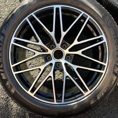 美品 ウィンタータイヤ ポルシェ カイエン クーペ純正 RSスパイダーデザインの画像