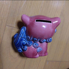 貯金箱　置物　シーサー　の画像