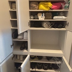 ほぼ新品 ニトリ シューズボックスGS1 1880WWの画像