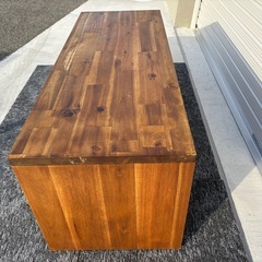 木製テレビ台 幅調整可能 テレビボード の画像