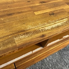 木製テレビ台 幅調整可能 テレビボード の画像