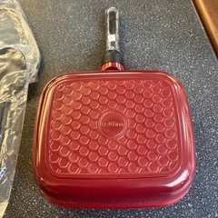 イ2512-009 Bellfina マルチパン スクエア 深型 ガス IH 対応 未使用品 箱無しの画像