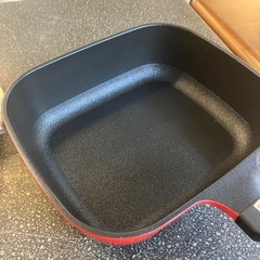 イ2512-009 Bellfina マルチパン スクエア 深型 ガス IH 対応 未使用品 箱無しの画像