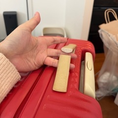 スーツケース 赤の画像