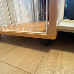 【値下げ】【木目調 傷ほとんどなし】3段キャットケージ の画像