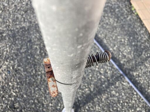 【売切御免！】1016 鳥取県発 三脚 はしご [ 8段 2.55ｍ ] 現状販売 広島 岡山 島根 兵庫 あぐり家鳥取中央店