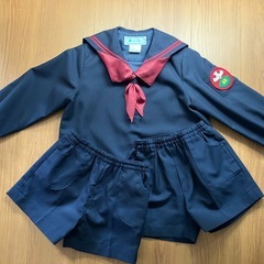 筑水学園制服　サイズ120 冬用＆夏用の画像