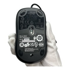 【未使用】富士通 FUJITSU 純正 有線マウス 光学 式 MA106U M520 CP664645-01 動作確認済の画像