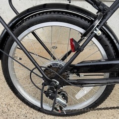 自転車　20インチ　変速6段階　取説、スペアキーありの画像