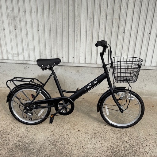 自転車　20インチ　変速6段階　取説、スペアキーあり