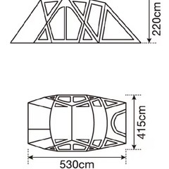 スノーピーク　リビングシェルロング　pro　キャンプ　アウトドア　テントの画像