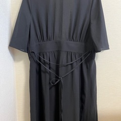 未使用 EMMEL REFINES ワンピース ブラック フリーサイズの画像