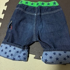 ミキハウス✨男児110サイズ✨折り返し2way✨ハーフパンツ✨半ズボン✨ブランド子供服の画像