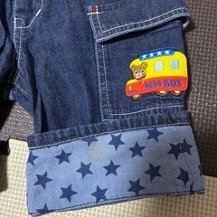 ミキハウス✨男児110サイズ✨折り返し2way✨ハーフパンツ✨半ズボン✨ブランド子供服の画像