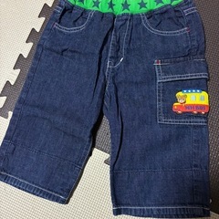 ミキハウス✨男児110サイズ✨折り返し2way✨ハーフパンツ✨半ズボン✨ブランド子供服の画像