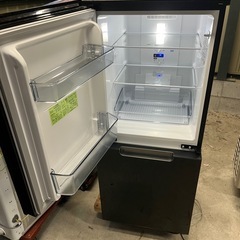 『プラズマクラスター』2022年製SHARPノンフロン鏡面2ドア冷蔵庫152L/ブラック/配送設置可能の画像