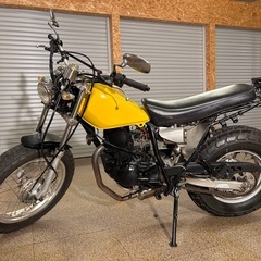 TW200 黄色　ビームスマフラー　自賠責保険付きの画像