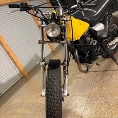 TW200 黄色　ビームスマフラー　自賠責保険付きの画像