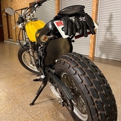 TW200 黄色　ビームスマフラー　自賠責保険付きの画像