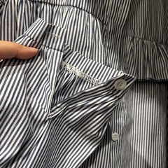 フリル　レディースシャツ　サイズフリーの画像