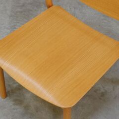 ≪zyt2615ジ≫ 良品計画 オーク材ラウンジチェア おしゃれ/ナチュラル/椅子/リビング/ダイニング/76652939/無印/中古家具/リユースストレージ仙台 071128-04の画像