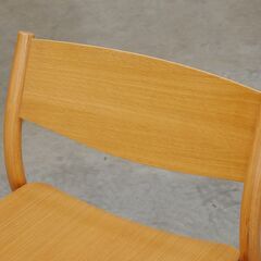 ≪zyt2615ジ≫ 良品計画 オーク材ラウンジチェア おしゃれ/ナチュラル/椅子/リビング/ダイニング/76652939/無印/中古家具/リユースストレージ仙台 071128-04の画像