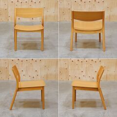 ≪zyt2615ジ≫ 良品計画 オーク材ラウンジチェア おしゃれ/ナチュラル/椅子/リビング/ダイニング/76652939/無印/中古家具/リユースストレージ仙台 071128-04の画像