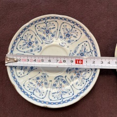 花柄　平皿　ソーサー　2枚まとめの画像