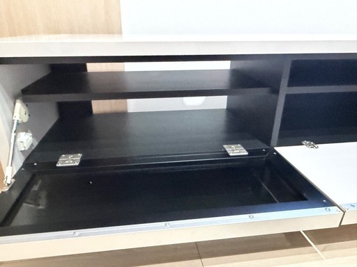 テレビ台　幅150cm グレー　ブラック