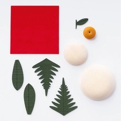 新品未開封　定価33,000円 日本製　職人手作り　メープル材の木製鏡餅・大の画像